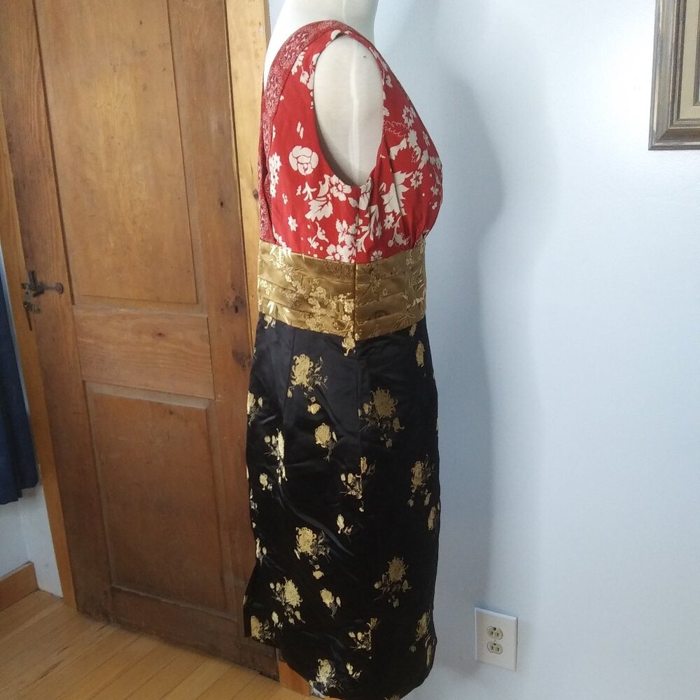 NWOT Phoebe Couture dress size 12 Asian theme Cocktail dress Elegant beautiful - Picture 4 of 16